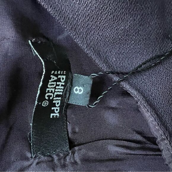 PHILIPPE ADEC DRESS PURPLE size 8 - Picture 5 of 5
